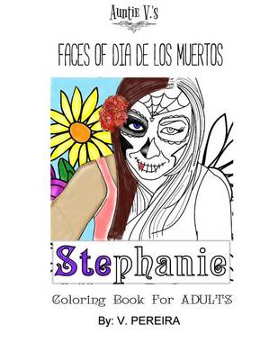 Book cover for Auntie V's Faces of Dia de los Muertos