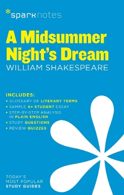 Book cover for A Midsummer Night's Dream SparkNotes Literature Guide