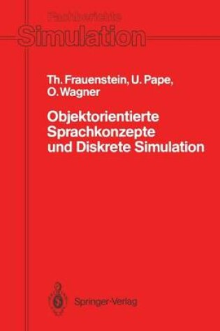 Cover of Objektorientierte Sprachkonzepte und Diskrete Simulation