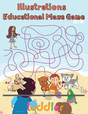 Book cover for Illustrator Educational Maze Game Toddler