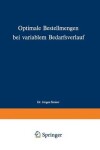 Book cover for Optimale Bestellmengen bei variablem Bedarfsverlauf