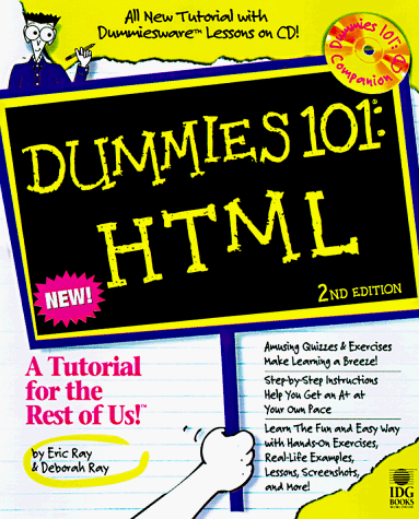 Book cover for Dummies 101: Html 4