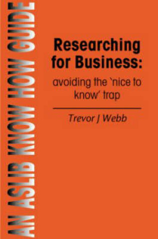 Cover of Researching for Business