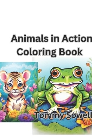 Cover of Animals in Action Coloring Book