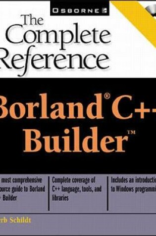 Cover of Borland C++ Builder: The Complete Reference