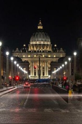 Cover of Writing Journal Vatican At Night Cover