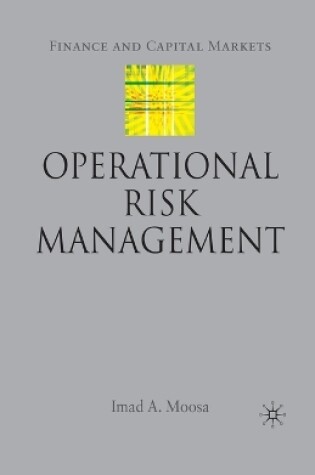 Cover of Operational Risk Management