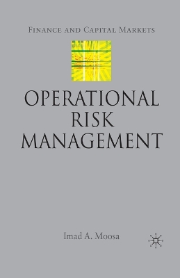 Book cover for Operational Risk Management