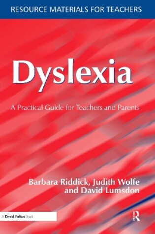 Cover of Dyslexia