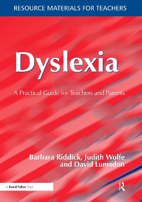 Book cover for Dyslexia