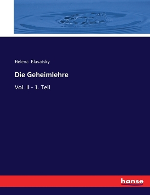 Book cover for Die Geheimlehre