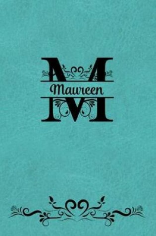 Cover of Split Letter Personalized Name Journal - Maureen