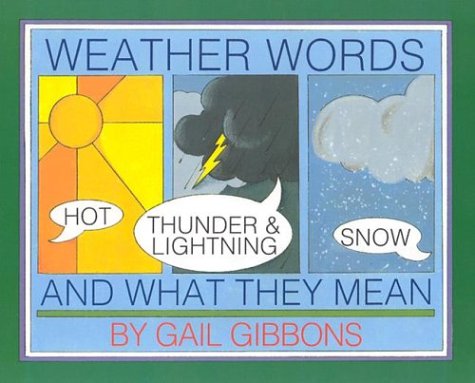 Book cover for Weather Words and What They Mean