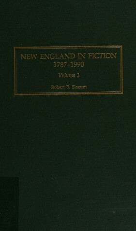 Book cover for New England in Fiction 1787-1990