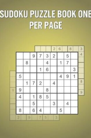 Cover of Sudoku Puzzle Book One Per Page