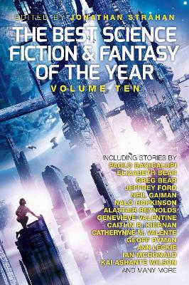 Cover of The Best Science Fiction and Fantasy of the Year, Volume Ten