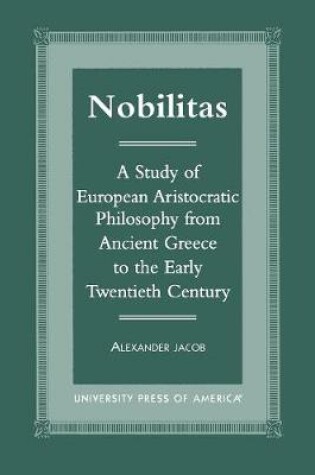 Cover of Nobilitas