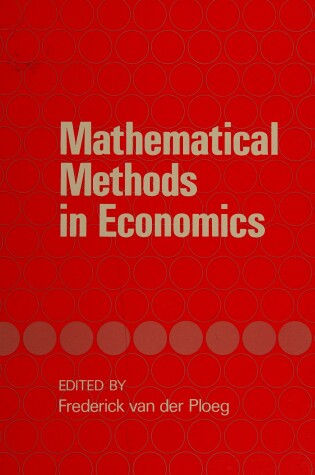 Cover of Mathematical Methods in Economics