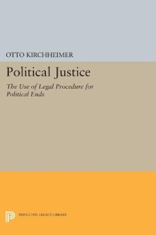 Cover of Political Justice