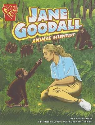 Book cover for Graphic Biographies Jane Goodall Animal Scientist