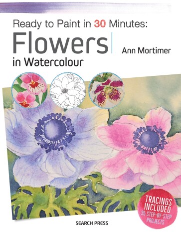 Book cover for Flowers in Watercolour