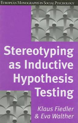 Cover of Stereotyping as Inductive Hypothesis Testing