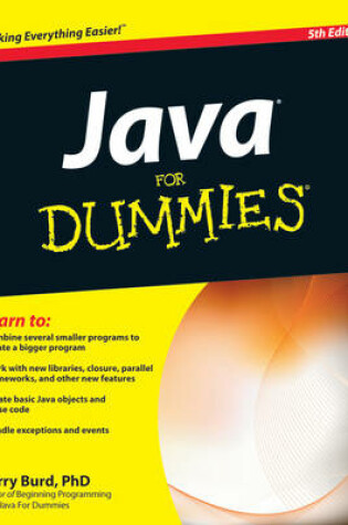 Cover of Java For Dummies