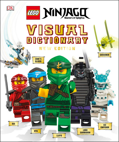 Book cover for LEGO NINJAGO Visual Dictionary, New Edition