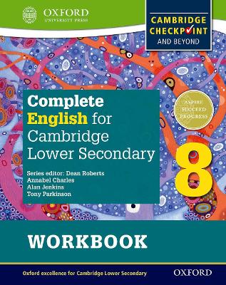 Book cover for Complete English for Cambridge Lower Secondary Student Workbook 8 (First Edition)