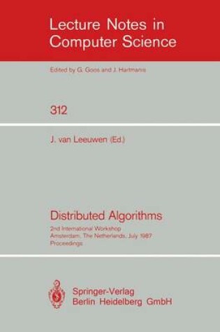 Cover of Distributed Algorithms
