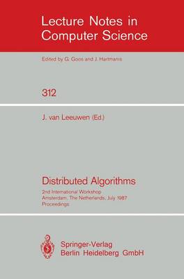 Book cover for Distributed Algorithms