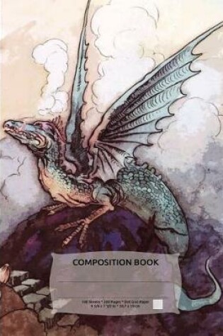 Cover of Dragon Fantasy Composition Notebook, Dotted Grid Paper
