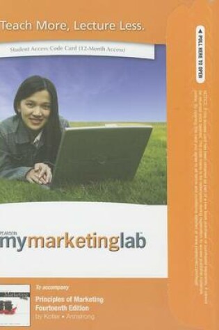 Cover of NEW MyLab Marketing with Pearson eText -- Access Card -- for Principles of Marketing