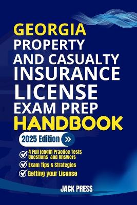 Cover of Georgia Property and Casualty Insurance License Exam Prep Handbook