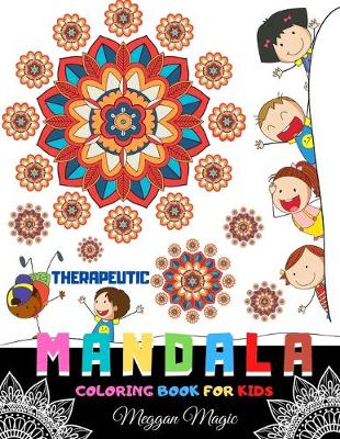 Book cover for Therapeutic Mandala (Coloring Book for Kids)
