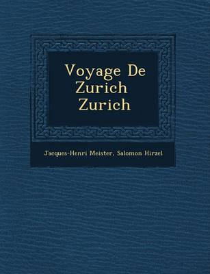 Book cover for Voyage de Zurich Zurich