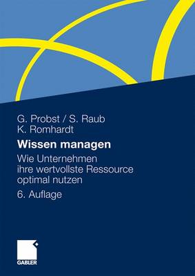 Book cover for Wissen Managen
