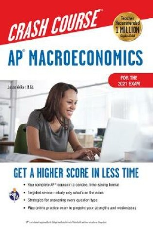 Cover of Ap(r) Macroeconomics Crash Course, Book + Online