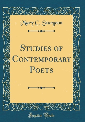 Book cover for Studies of Contemporary Poets (Classic Reprint)