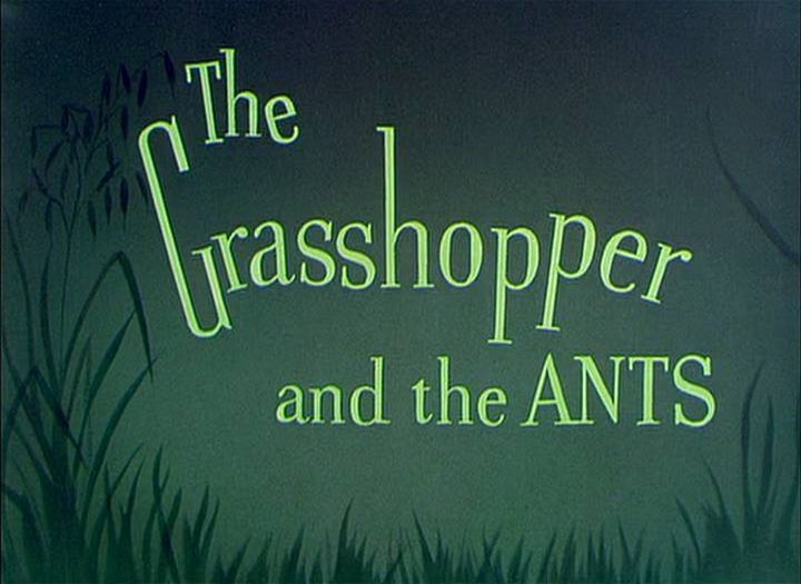 Book cover for The Grasshopper and the Ants