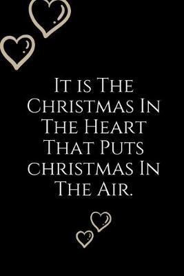 Book cover for It is a Christmas in the Heart