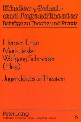 Cover of Jugendclubs an Theatern