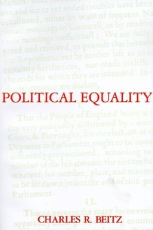 Cover of Political Equality