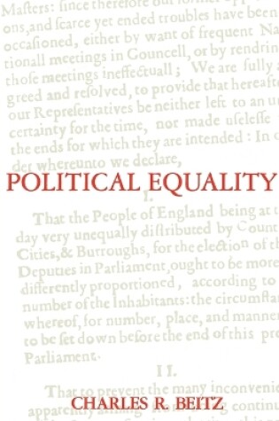 Cover of Political Equality