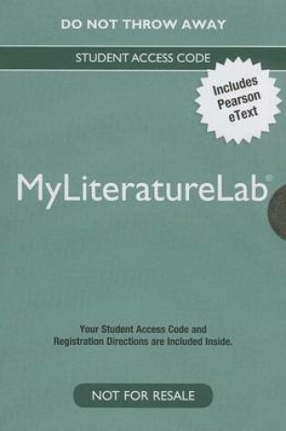 Cover of MyLab Literature with Pearson eText -- Valuepack Access Card