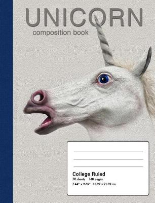 Book cover for Unicorn Composition Book