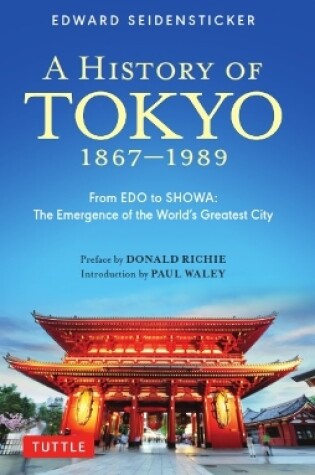 Cover of A History of Tokyo 1867-1989