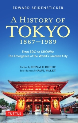 Cover of A History of Tokyo 1867-1989