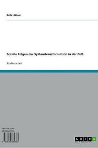 Cover of Soziale Folgen Der Systemtransformation in Der Gus