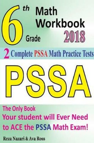 Cover of 6th Grade PSSA Math Workbook 2018